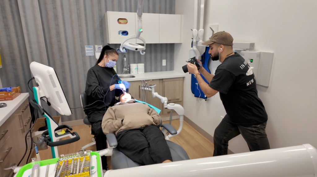 MarSimple on-site capturing real patient care in the operatory.